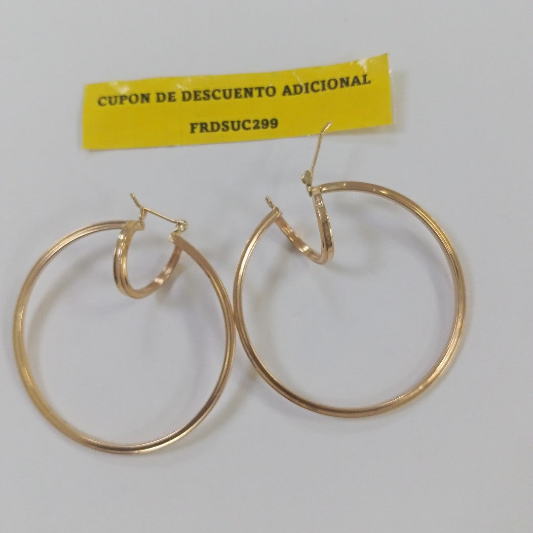 ARRACADAS PAR ORO 10 K 6 GRMS (SEMINUEVO)