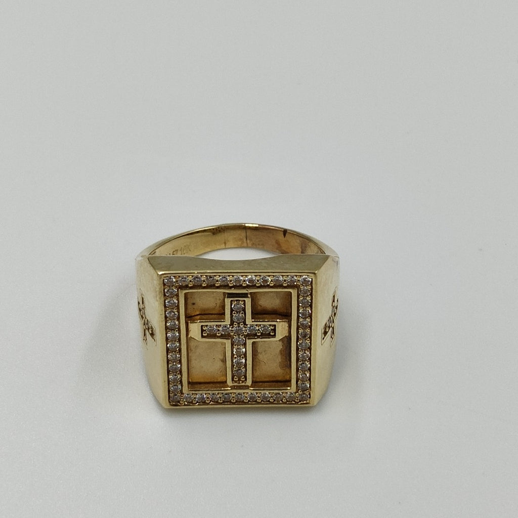 ANILLO ORO 10 K 9,80 GRMS (SEMINUEVO)