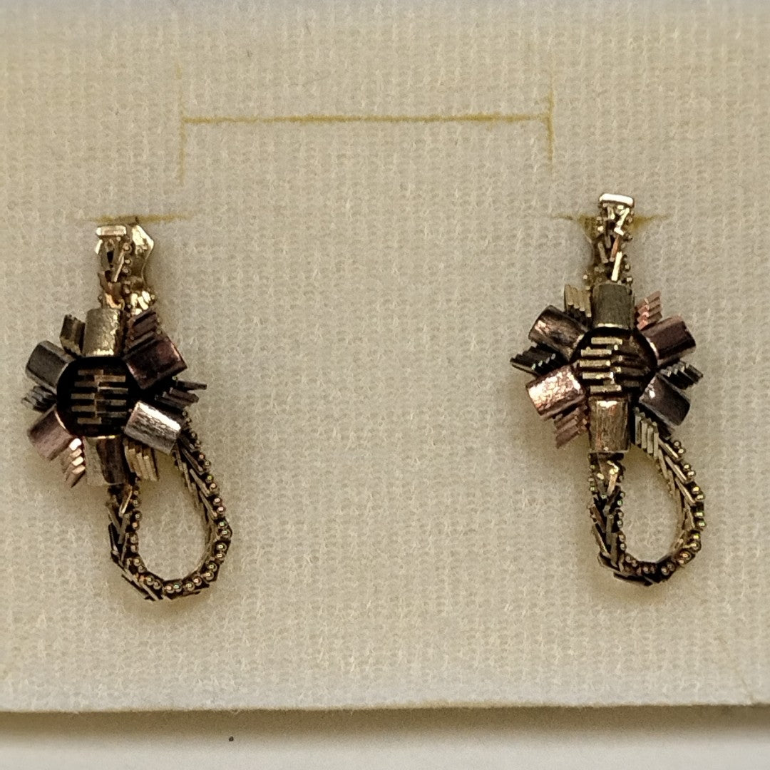 ARETES PAR ORO 14 K 7,50 GRMS (SEMINUEVO)
