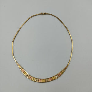 GARGANTILLA ORO,ORO COMBINADO 14 K 11,80 GRMS (SEMINUEVO)
