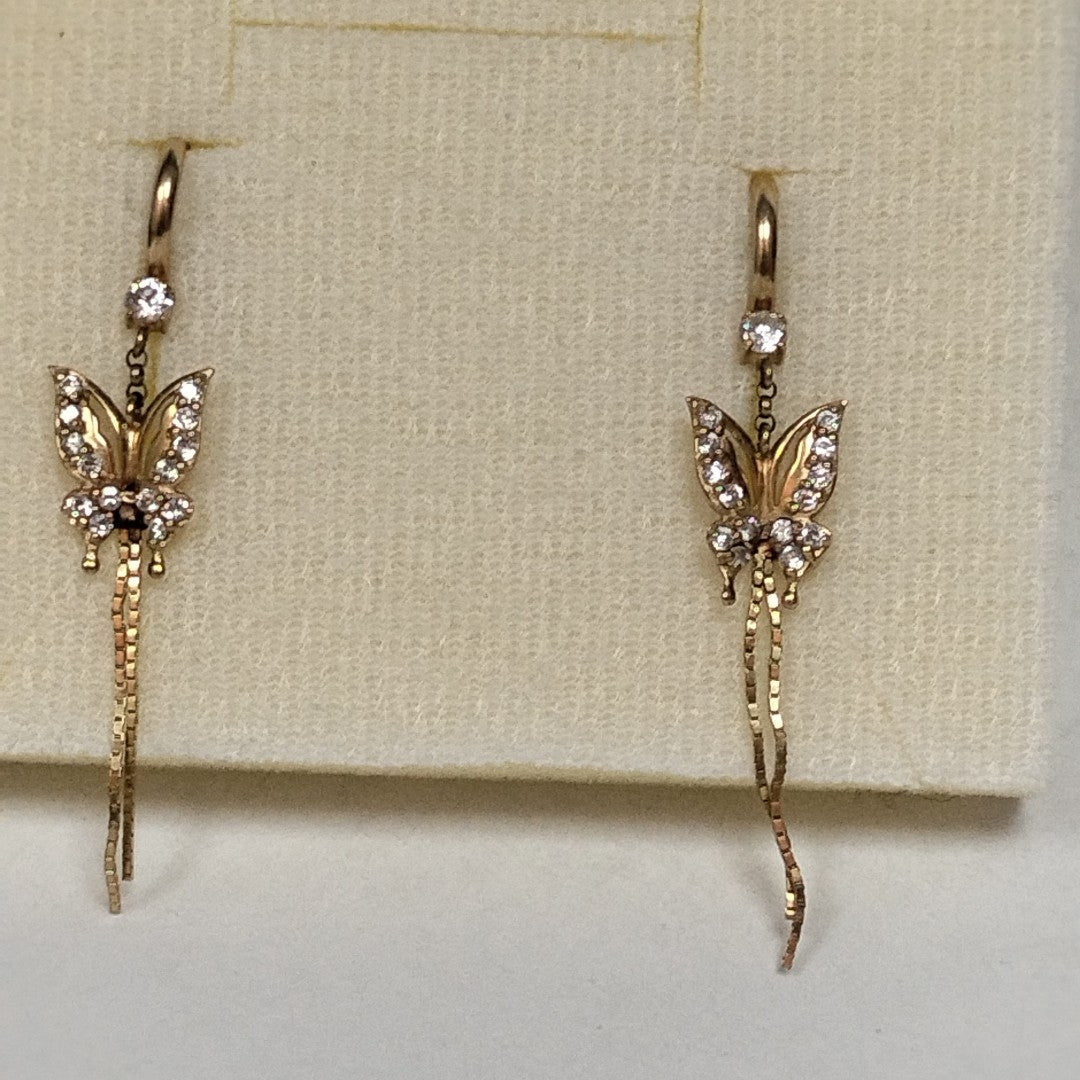 ARETES PAR ORO 10 K 2.3 GRMS (SEMINUEVO)