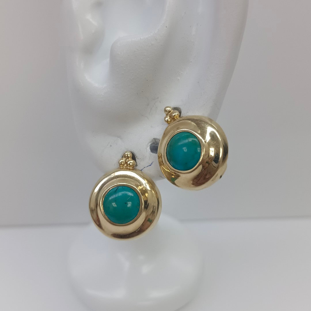 ARETES PAR ORO 14 K 6.3 GRMS (SEMINUEVO)