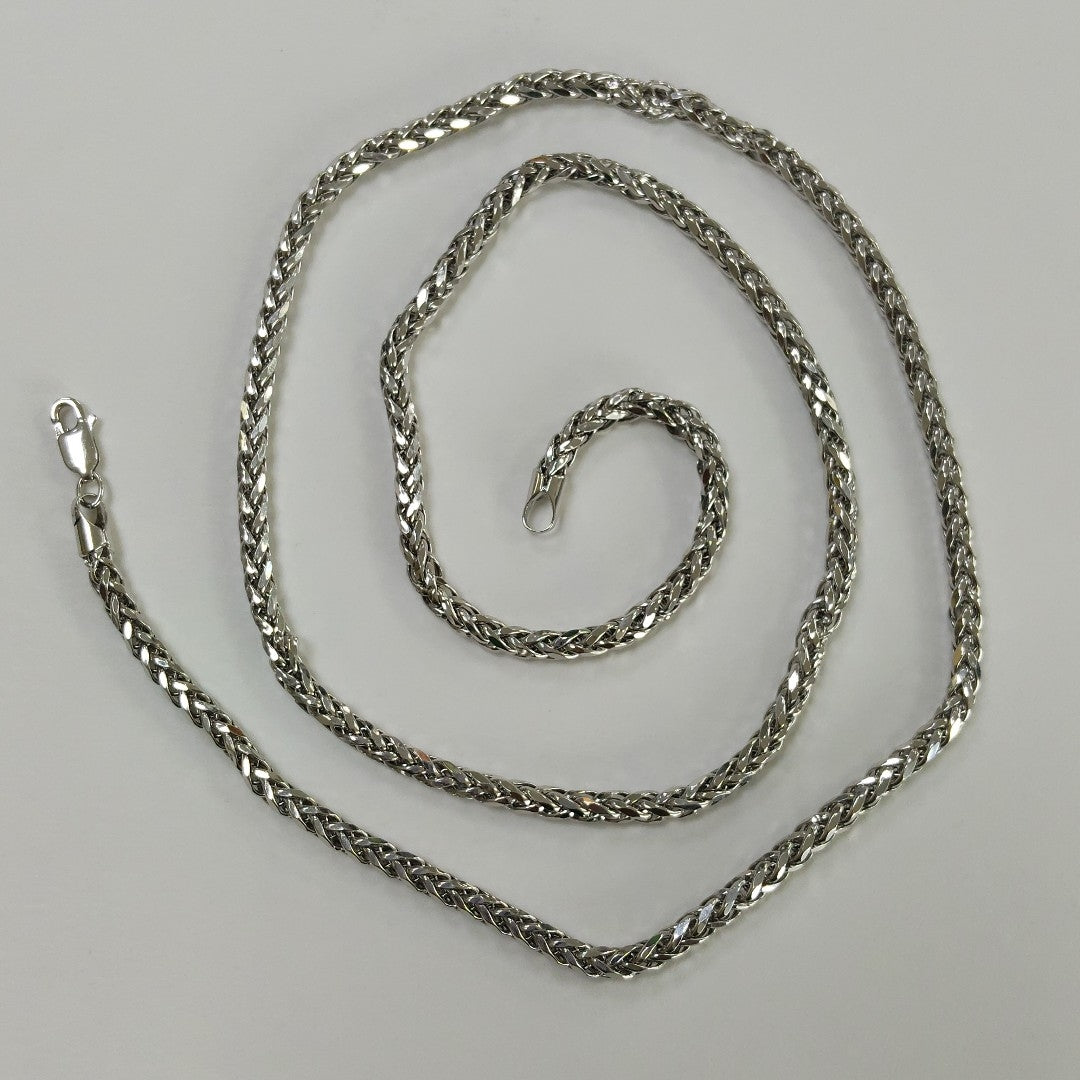 CADENA ORO, ORO BLANCO 14 K 11.7 GRMS (SEMINUEVO)