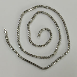 CADENA ORO, ORO BLANCO 14 K 11.7 GRMS (SEMINUEVO)