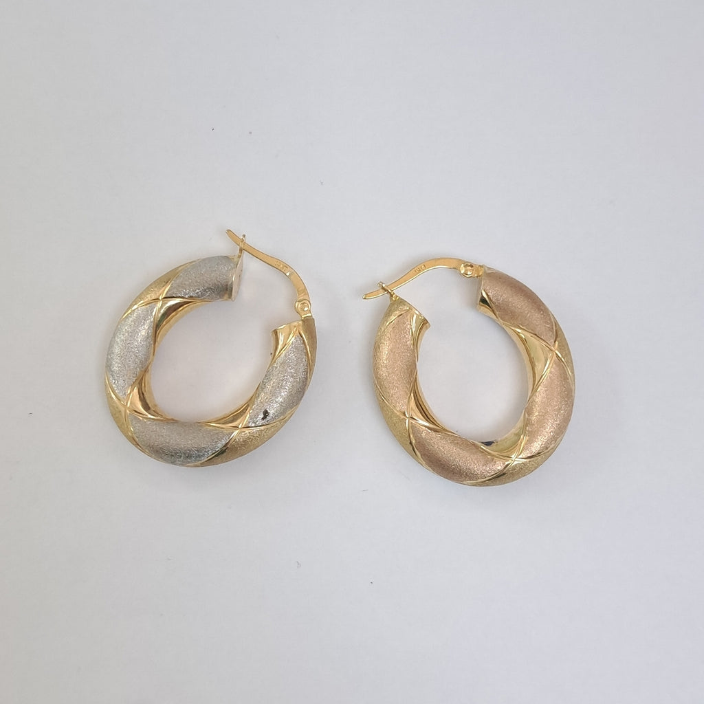 ARRACADAS PAR ORO 14 K 5.9 GRMS (SEMINUEVO)