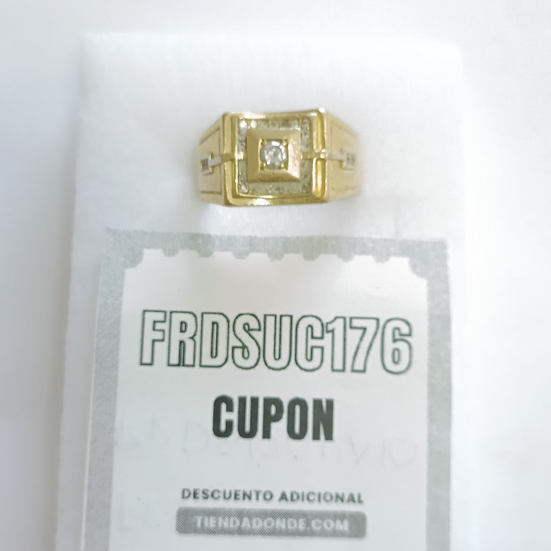 ANILLO ORO 10 K 11.3 GRMS (SEMINUEVO)
