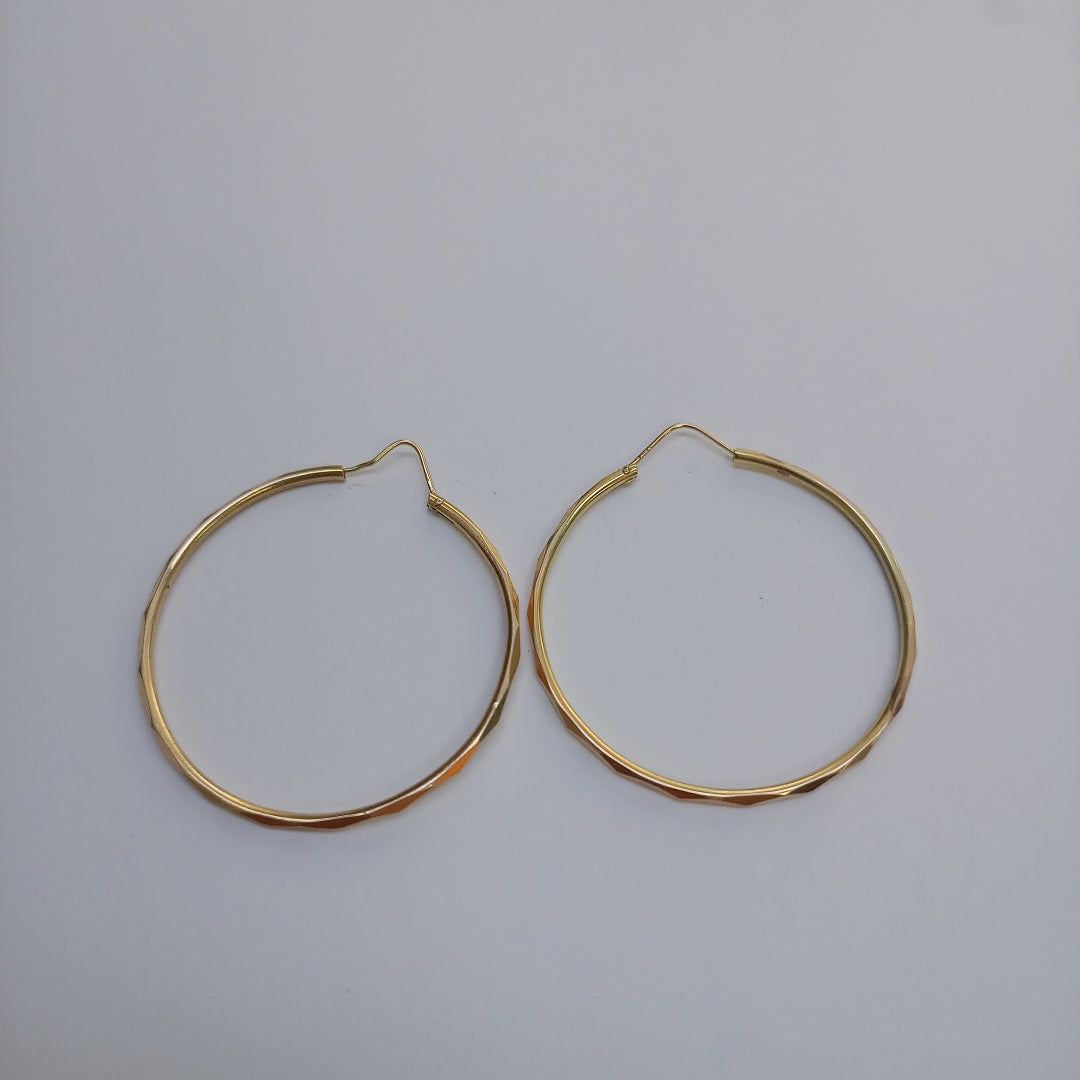ARRACADAS PAR ORO 14 K 3.8 GRMS (SEMINUEVO)