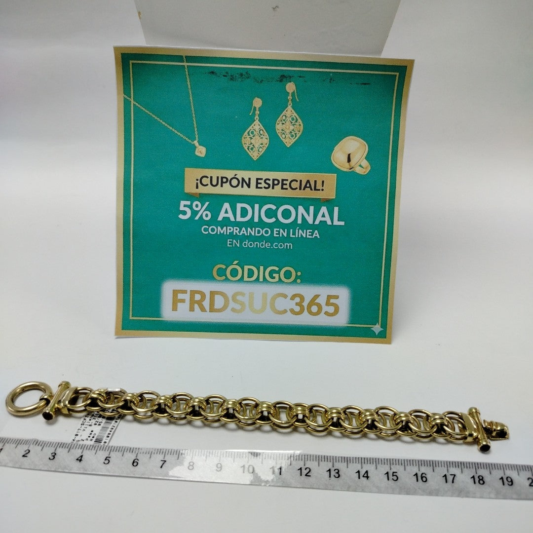 PULSERA ORO 14 K 23.9 GRMS (SEMINUEVO)