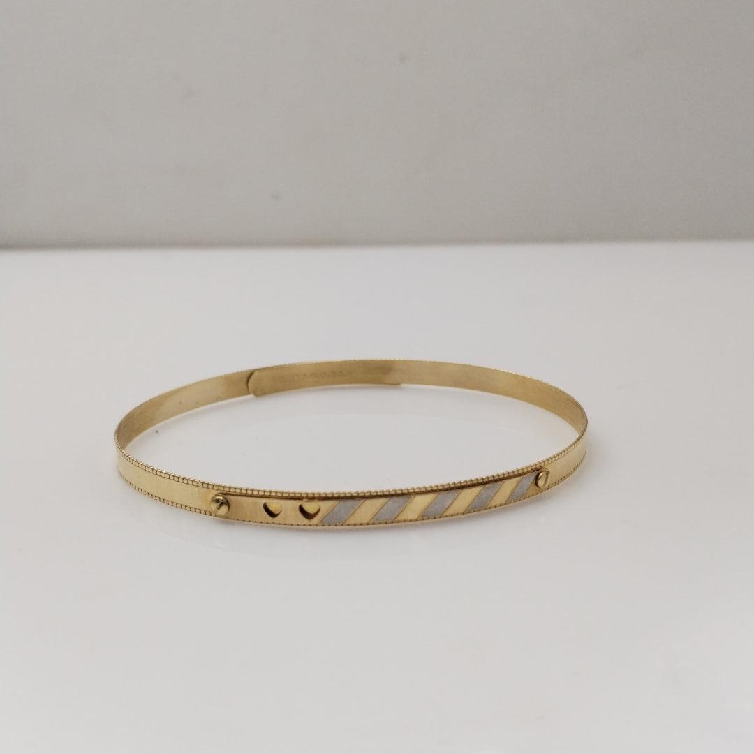 PULSERA RIGIDA ORO 18 K 6.9 GRMS (SEMINUEVO)