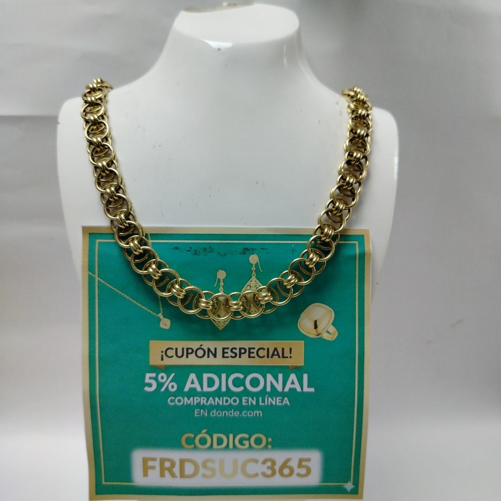 CADENA ORO 14 K 43.9 GRMS (SEMINUEVO)