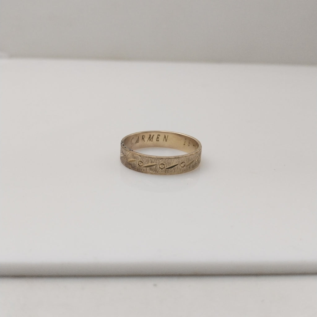 ARGOLLA ORO 10 K 4.4 GRMS (SEMINUEVO)