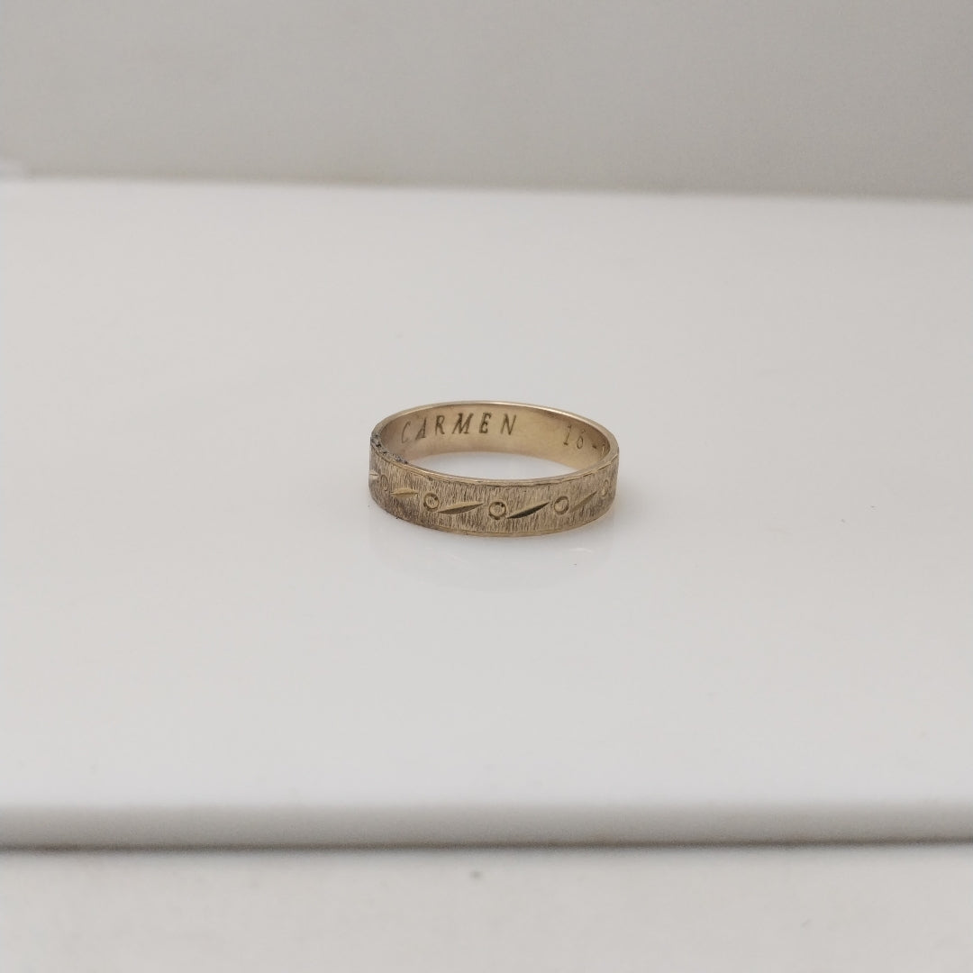 ARGOLLA ORO 10 K 4.4 GRMS (SEMINUEVO)