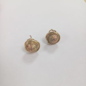 ARETES PAR ORO 10 K 4.4 GRMS (SEMINUEVO)