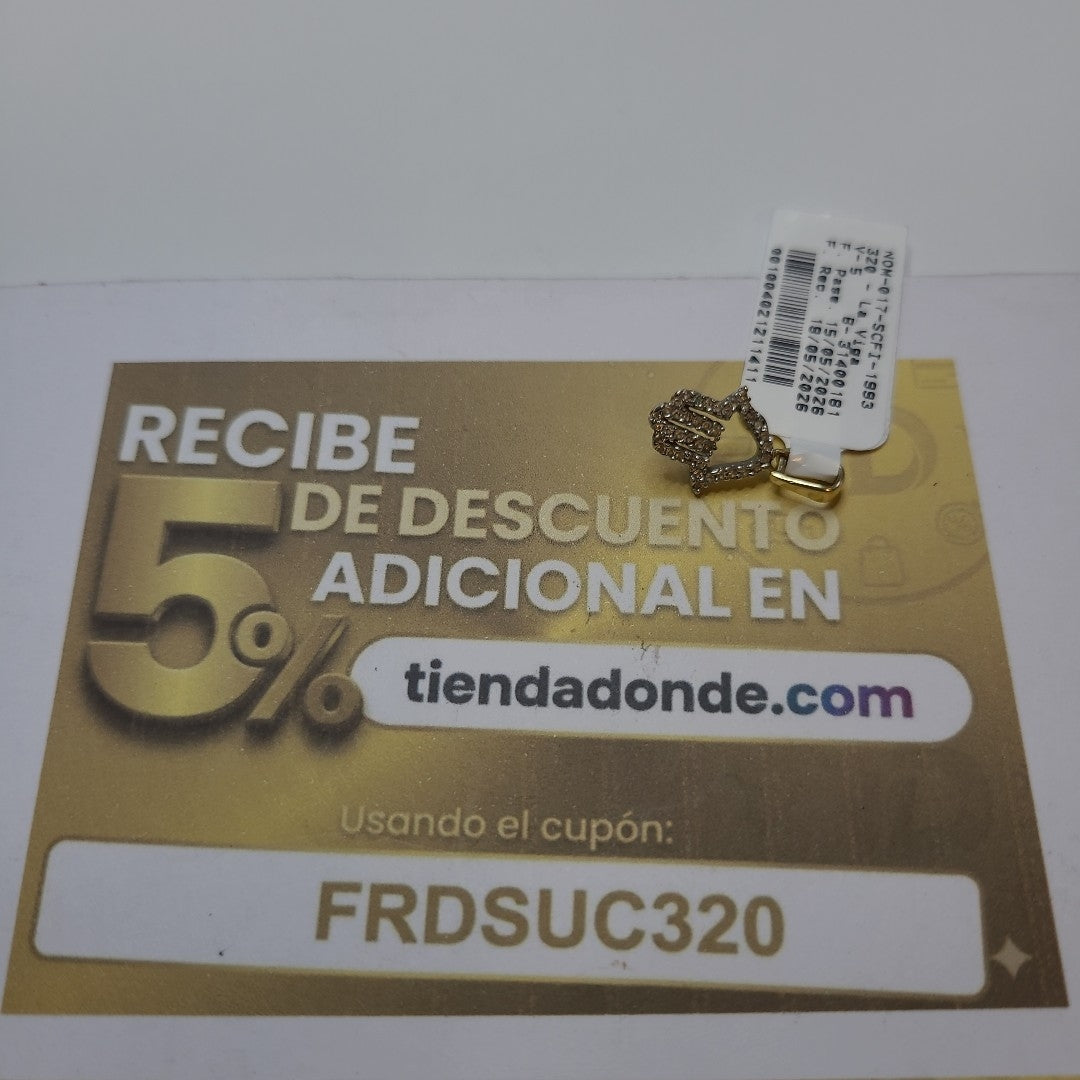 DIJE ORO 14 K 0.9 GRMS (SEMINUEVO)
