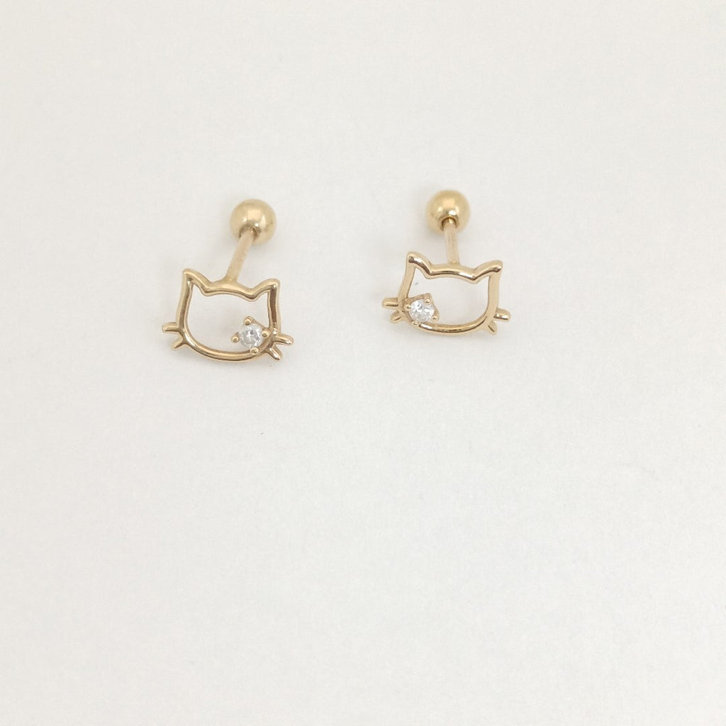 BROQUELES PAR ORO 14 K 0.7 GRMS (SEMINUEVO)