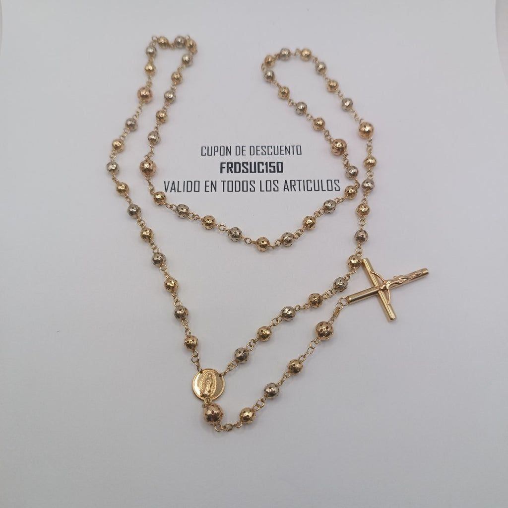 ROSARIO ORO COMBINADO 14 K 20,30 GRMS (SEMINUEVO)