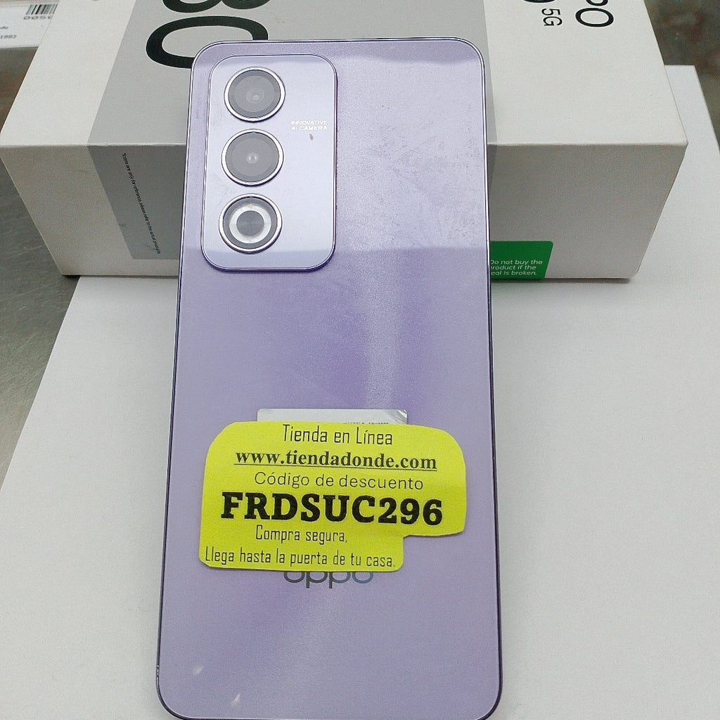 CELULAR OPPO A80 5G CPH2639 (2024) 256 GB 8 GB RAM (SEMINUEVO)