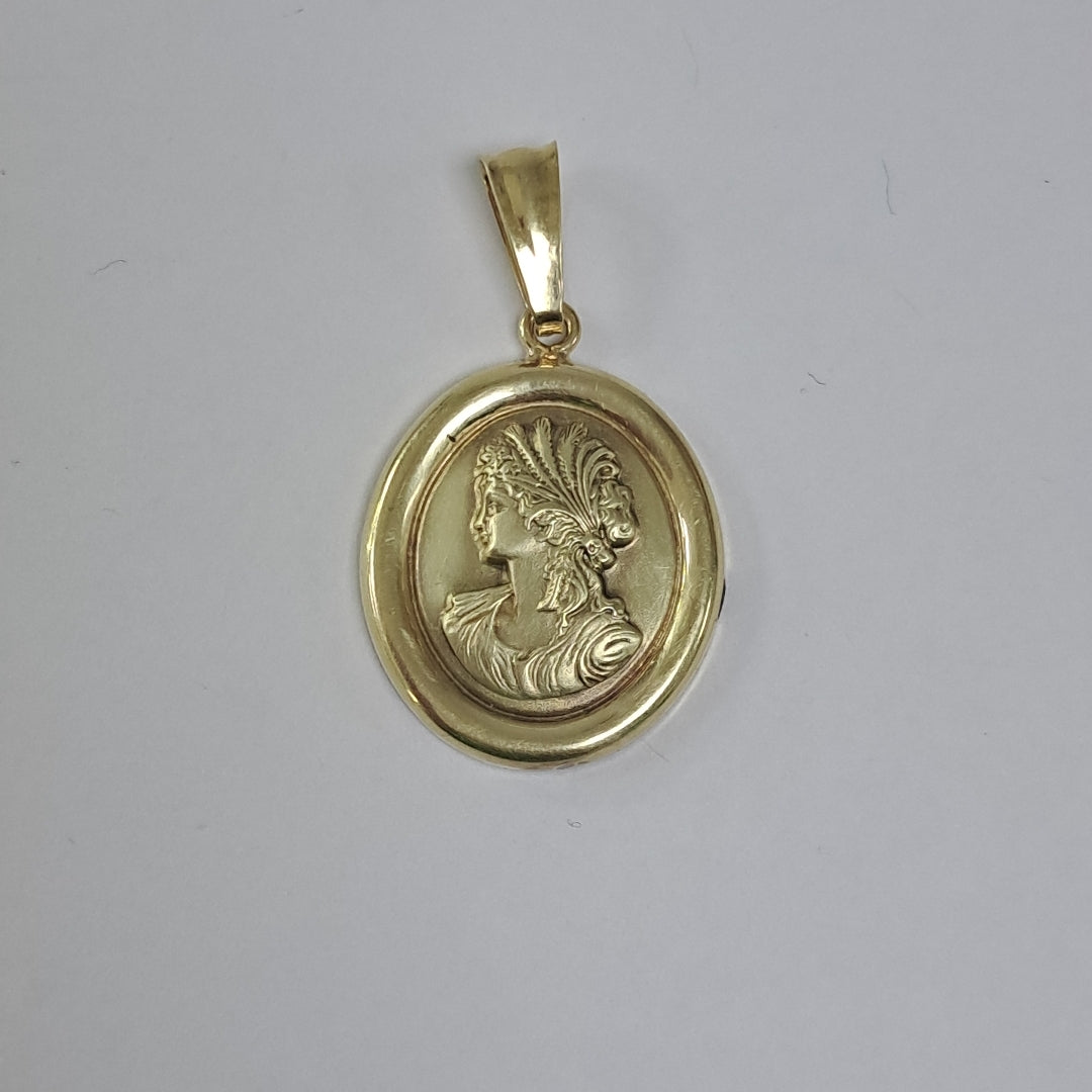 MEDALLA PERSONAL ORO 14 K 2.1 GRMS (SEMINUEVO)