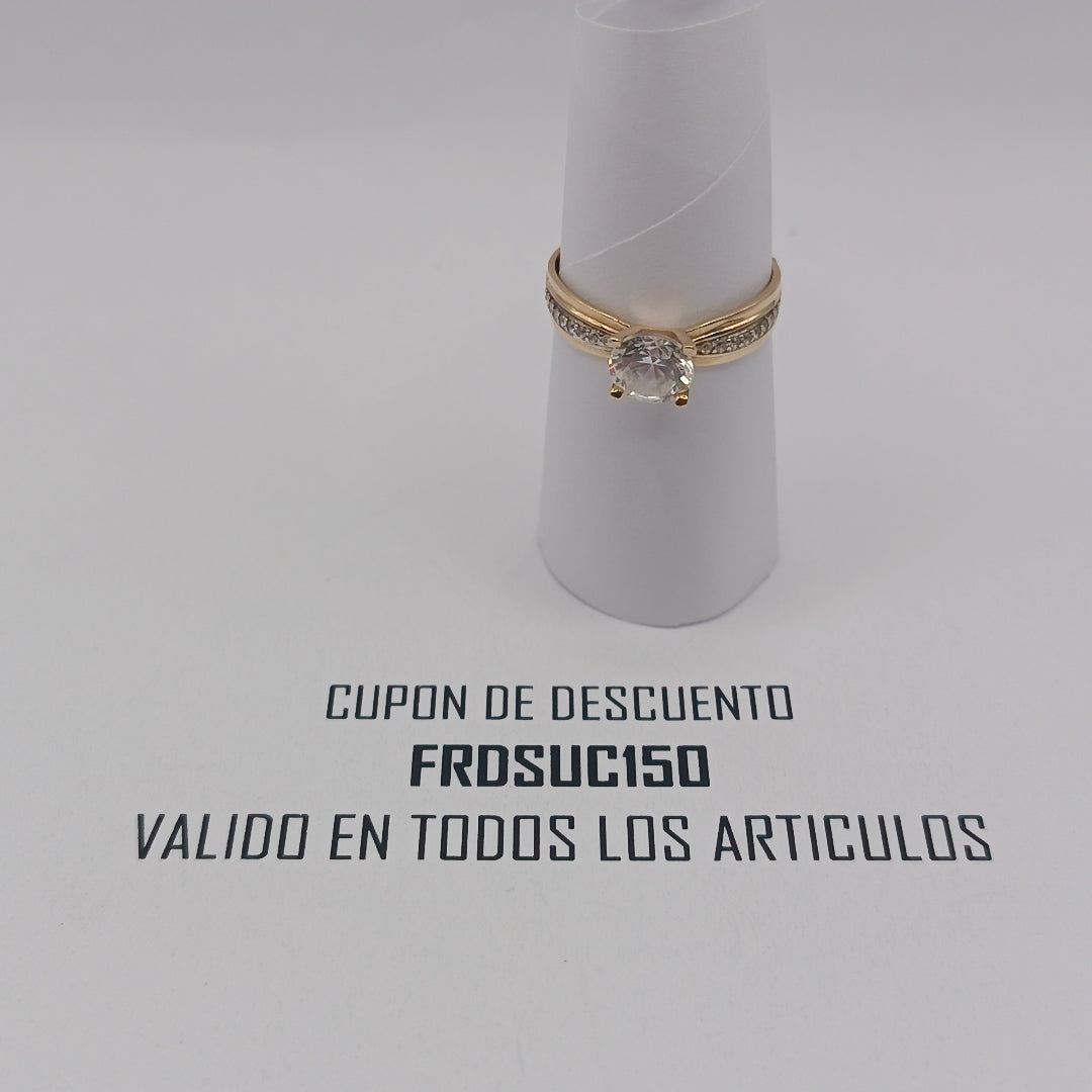 SOLITARIO ORO 14 K 1.9 GRMS (SEMINUEVO)