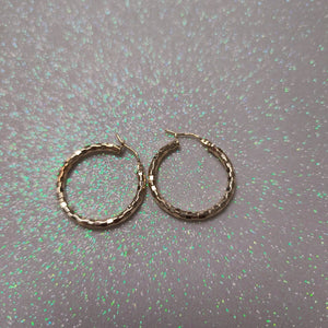 ARRACADAS PAR ORO 14 K 1.6 GRMS (SEMINUEVO)