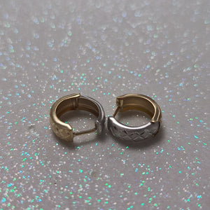 ARRACADAS PAR ORO 14 K 1.2 GRMS (SEMINUEVO)