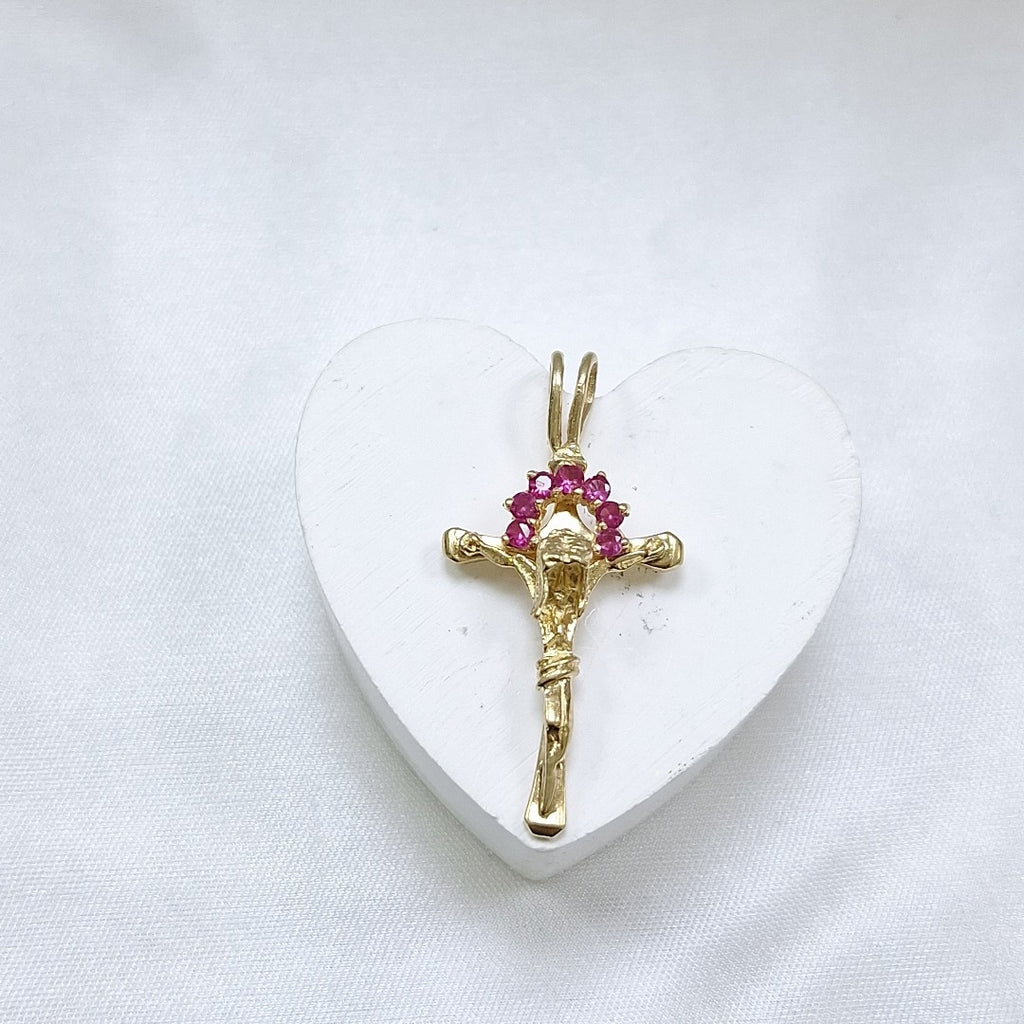CRUCIFIJO ORO 10 K 2,70 GRMS (SEMINUEVO)
