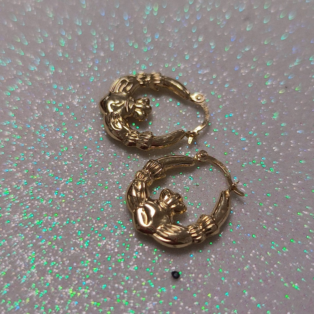 BROQUELES PAR ORO 14 K 0,80 GRMS (SEMINUEVO)