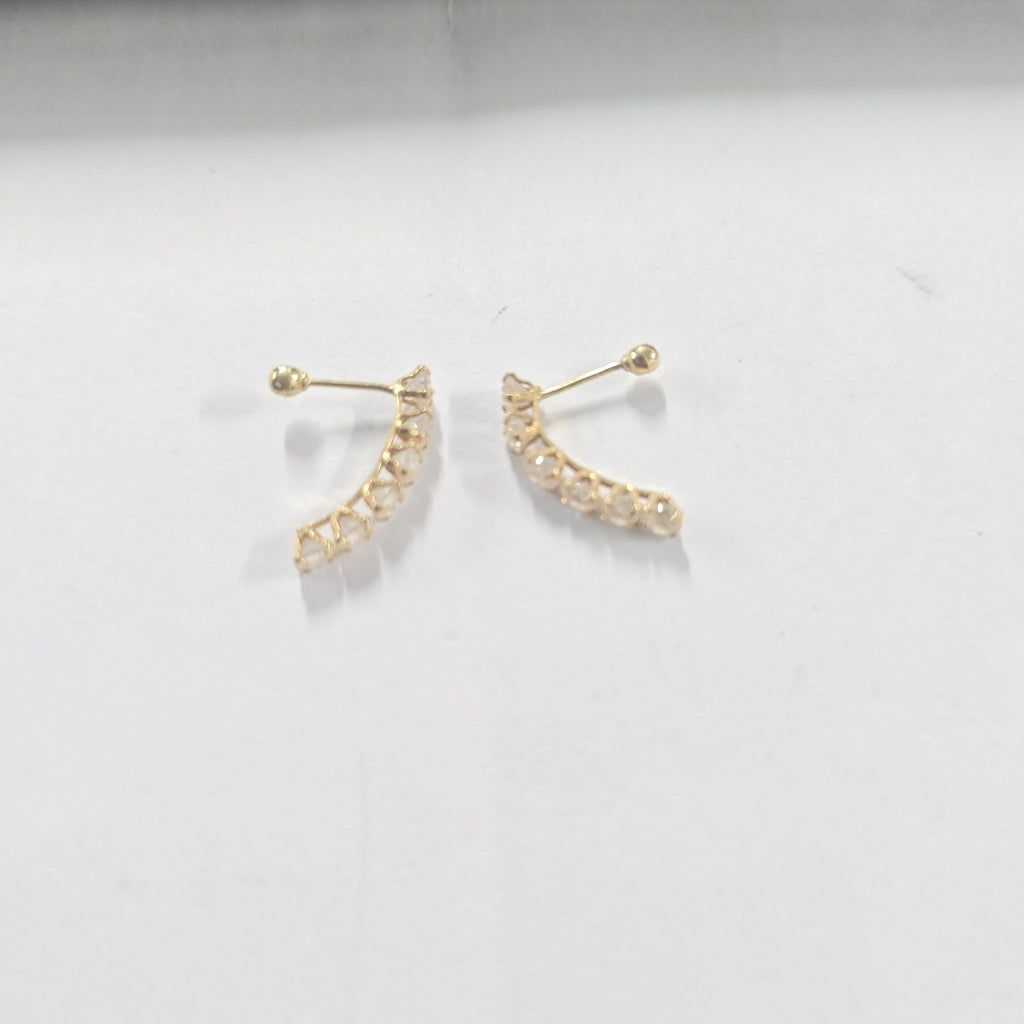 ARETES PAR ORO 10 K 0.8 GRMS (SEMINUEVO)