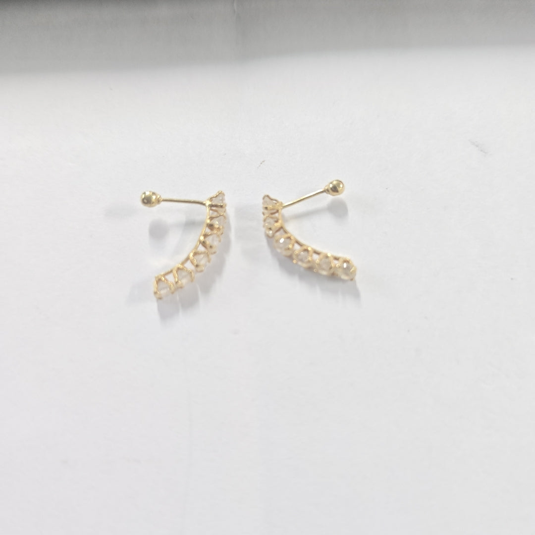 ARETES PAR ORO 10 K 0.8 GRMS (SEMINUEVO)
