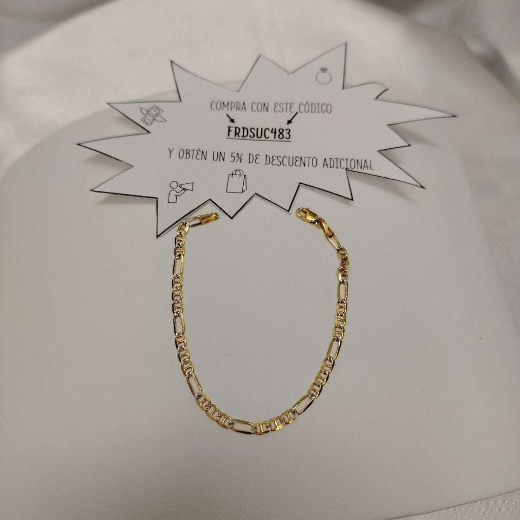 PULSERA TEJIDO 3X1 2.9G 18 CM (NUEVO)