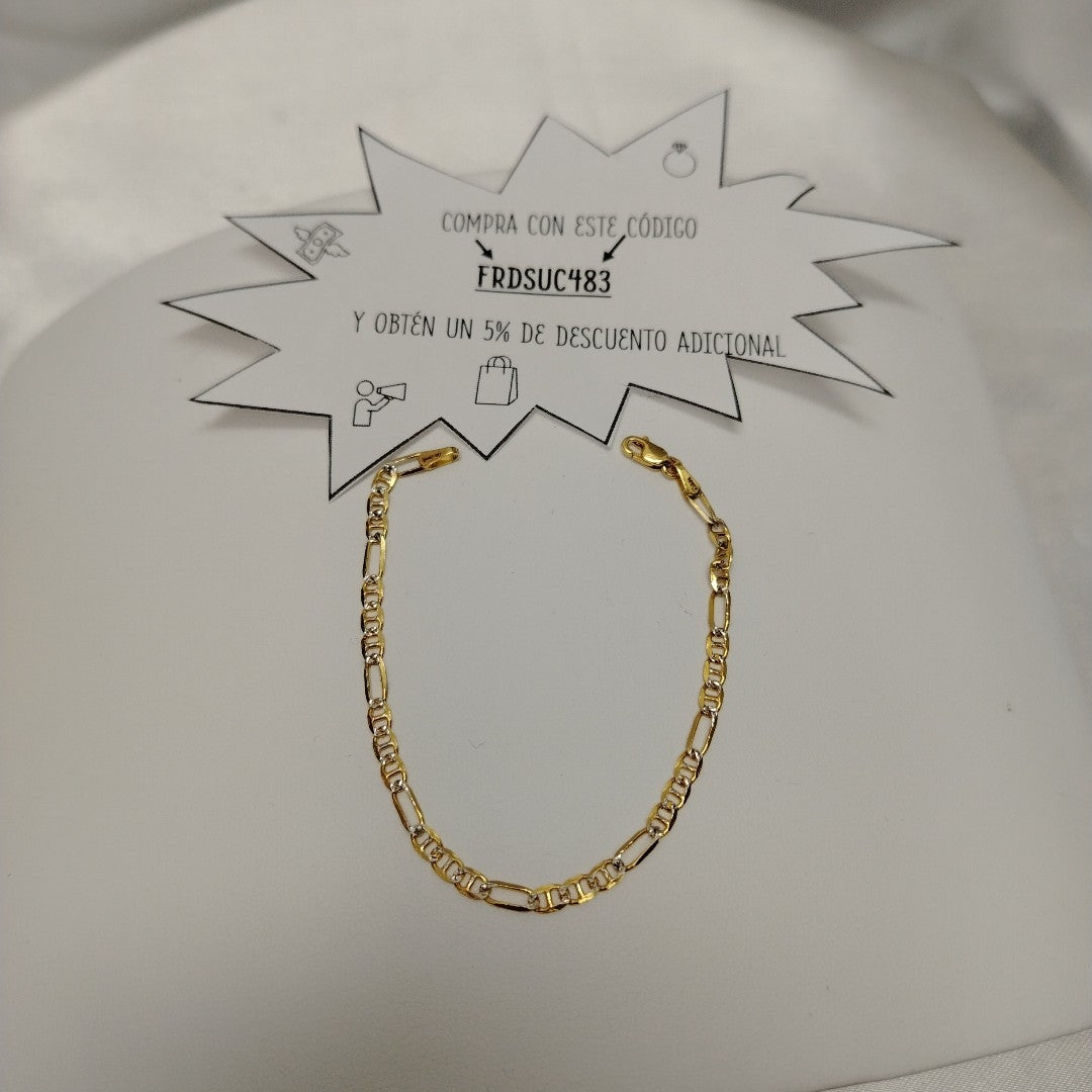 PULSERA TEJIDO 3X1 2.9G 18 CM (NUEVO)