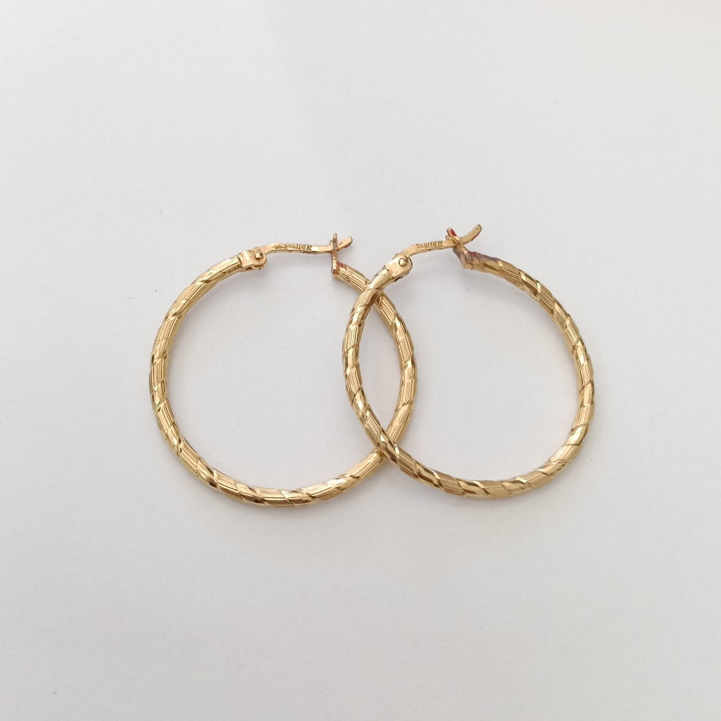ARRACADAS PAR ORO 14 K 2.8 GRMS (SEMINUEVO)
