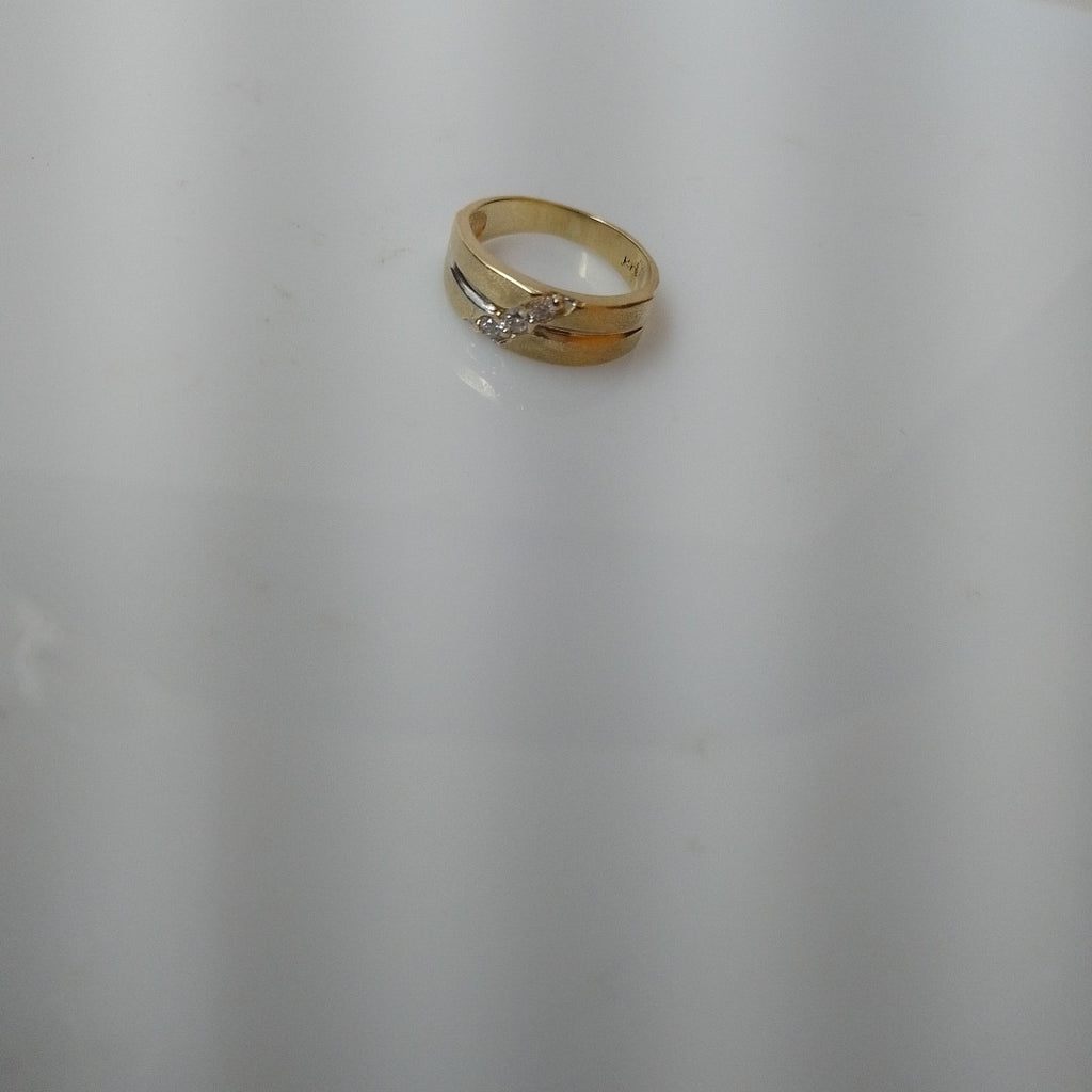 ARGOLLA ORO, RODIADO 14 K 4.8 GRMS (SEMINUEVO)
