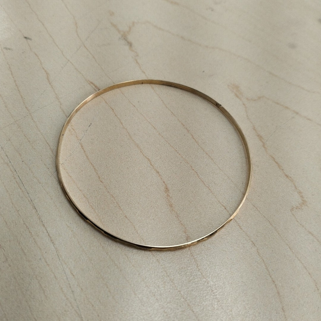 PULSERA RIGIDA ORO 14 K 3,40 GRMS (SEMINUEVO)