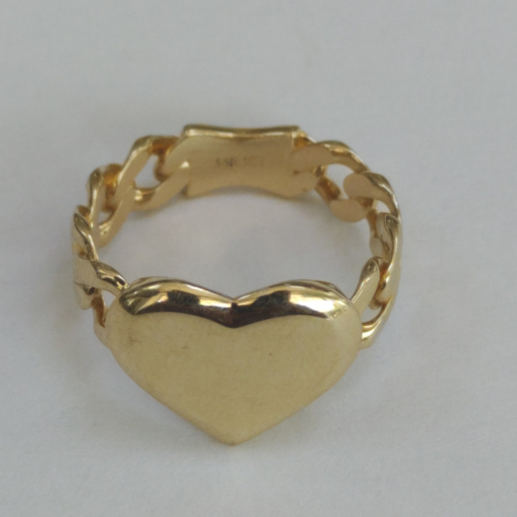 ANILLO ORO 14 K 3.3 GRMS (SEMINUEVO)