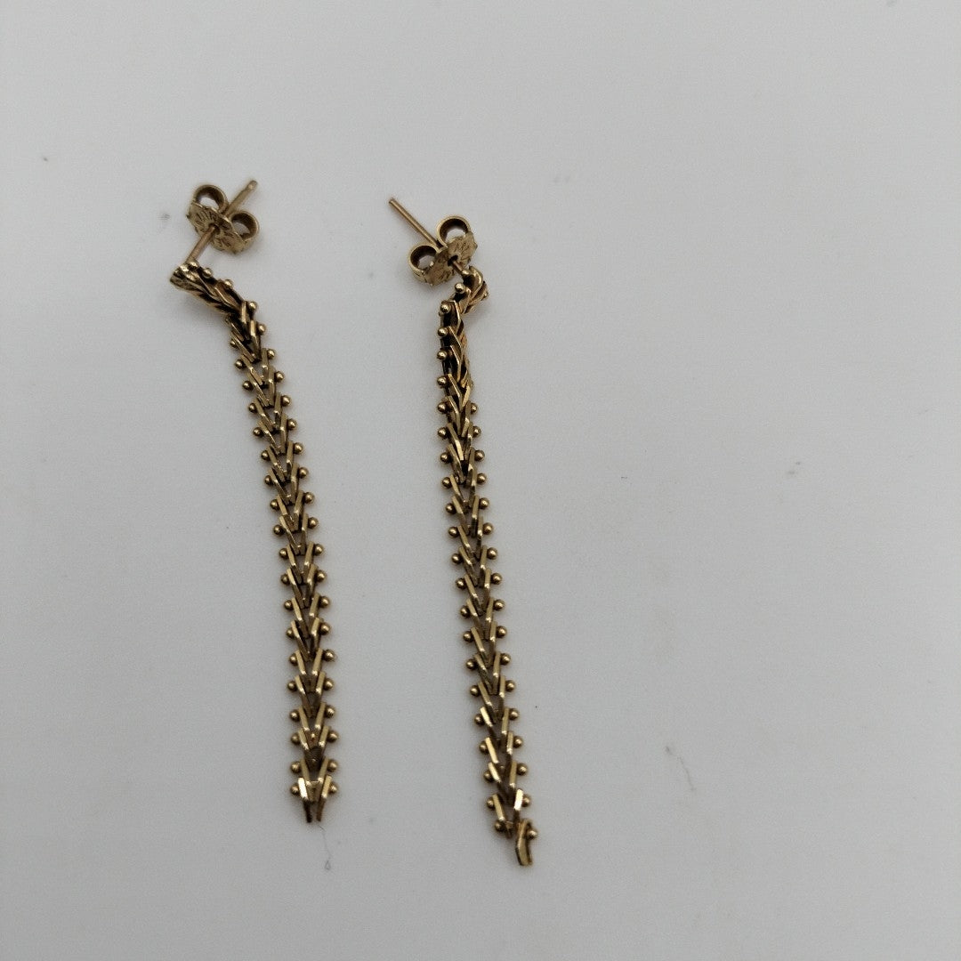 BROQUELES PAR ORO 14 K 2.2 GRMS (SEMINUEVO)