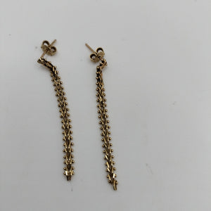 BROQUELES PAR ORO 14 K 2.2 GRMS (SEMINUEVO)