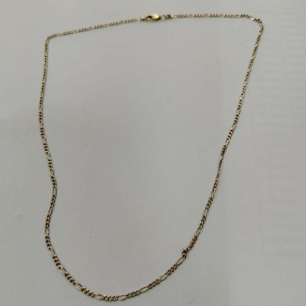 CADENA ORO, ORO COMBINADO 14 K 5.1 GRMS (SEMINUEVO)