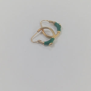 ARETES PAR ORO 14 K 1.7 GRMS (SEMINUEVO)