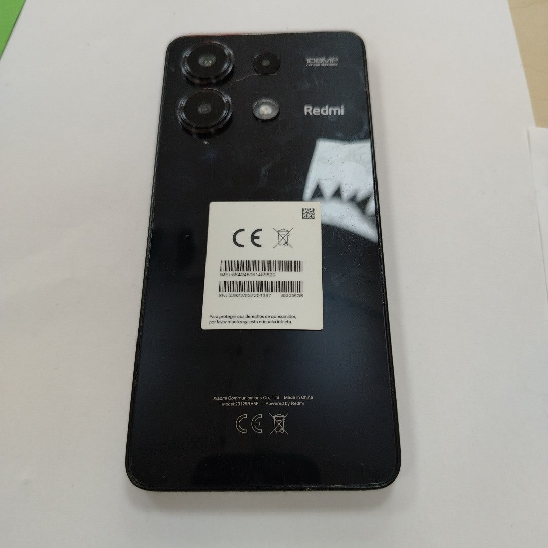 CELULAR XIAOMI REDMI NOTE 13 23129RA5FL (2024) 256 GB 8 GB RAM (SEMINUEVO)