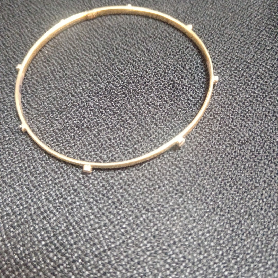 PULSERA RIGIDA ORO 14 K 5.2 GRMS (SEMINUEVO)