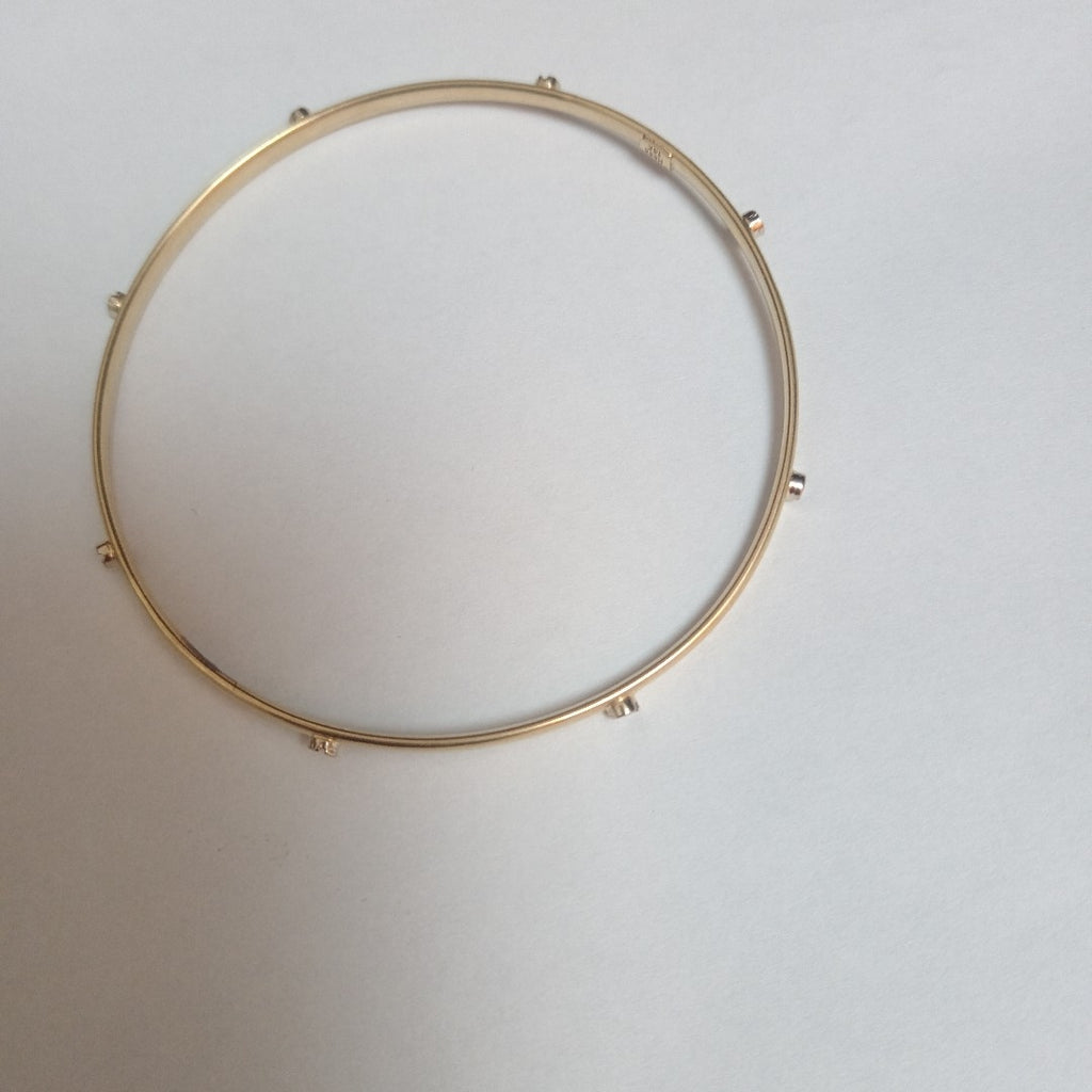PULSERA RIGIDA ORO 14 K 5.2 GRMS (SEMINUEVO)