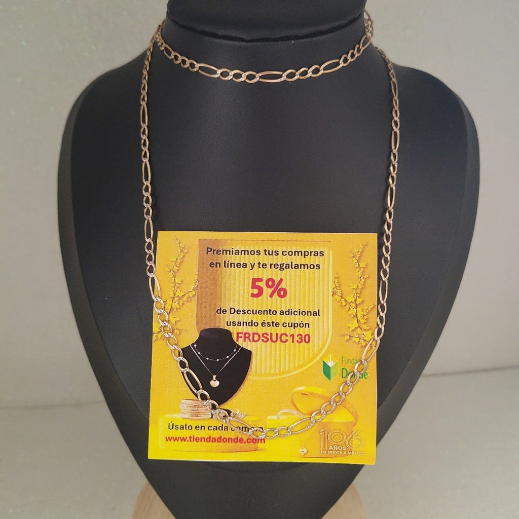 CADENA ORO 14 K 7.7 GRMS (SEMINUEVO)