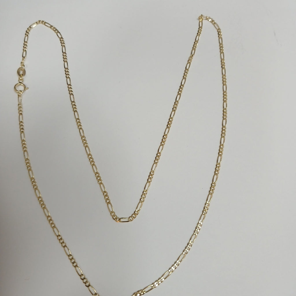 CADENAS TEJIDO 3X1 ORO 10K 55 CM 3.2 GR (NUEVO)