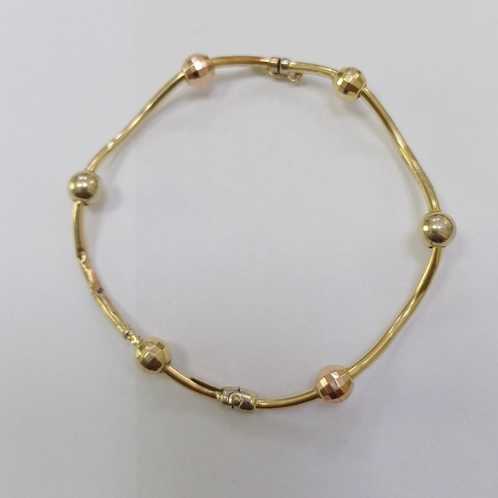 PULSERA RIGIDA ORO 14 K 5,00 GRMS (SEMINUEVO)
