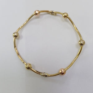PULSERA RIGIDA ORO 14 K 5,00 GRMS (SEMINUEVO)