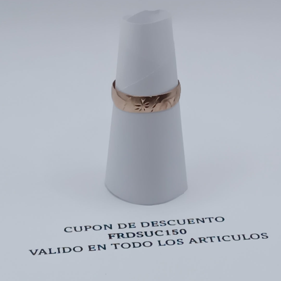 ANILLO ORO 10 K 0.8 GRMS (SEMINUEVO)