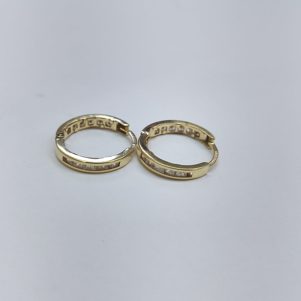 ARRACADAS PAR ORO 14 K 2.4 GRMS (SEMINUEVO)