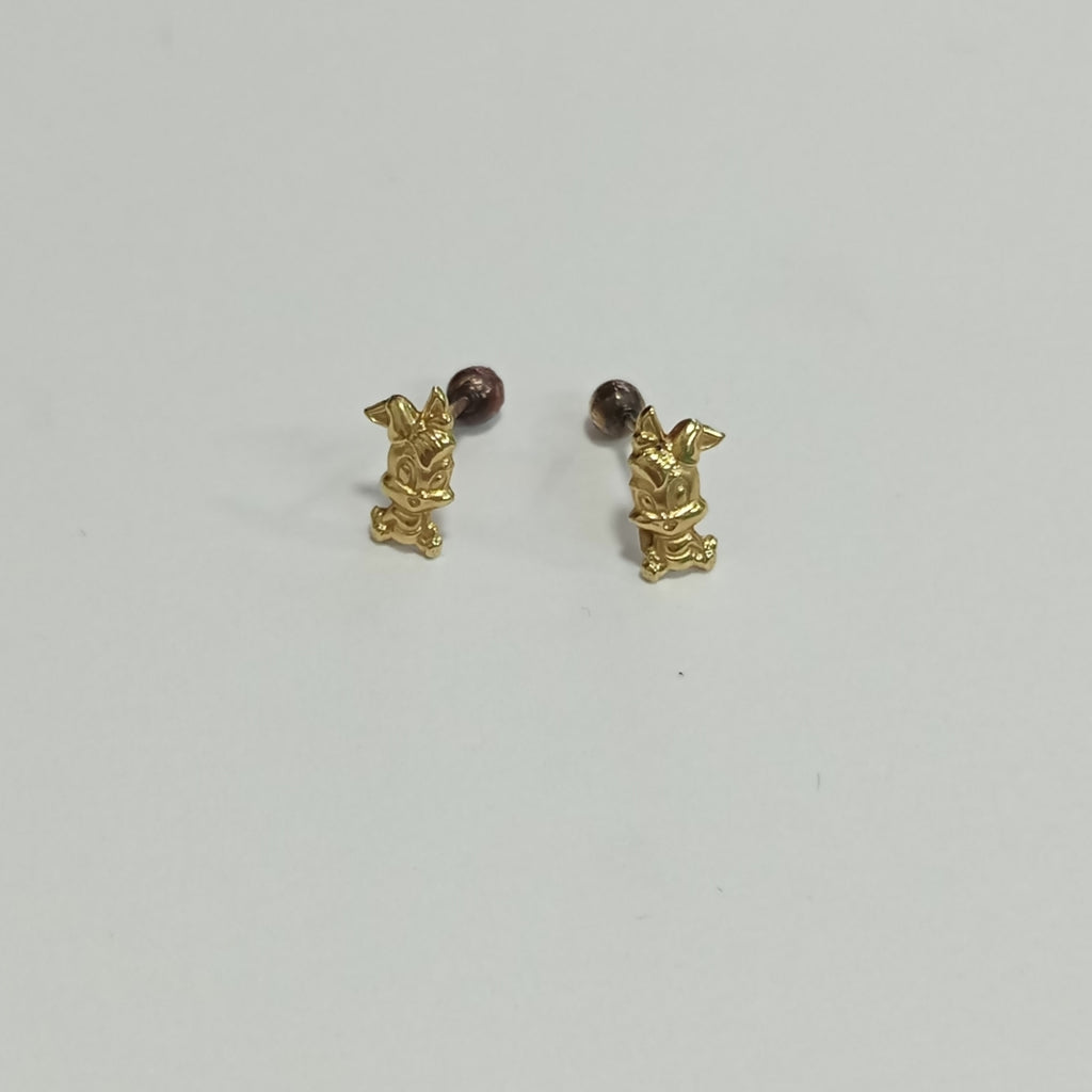 BROQUELES PAR ORO 10 K 0,60 GRMS (SEMINUEVO)