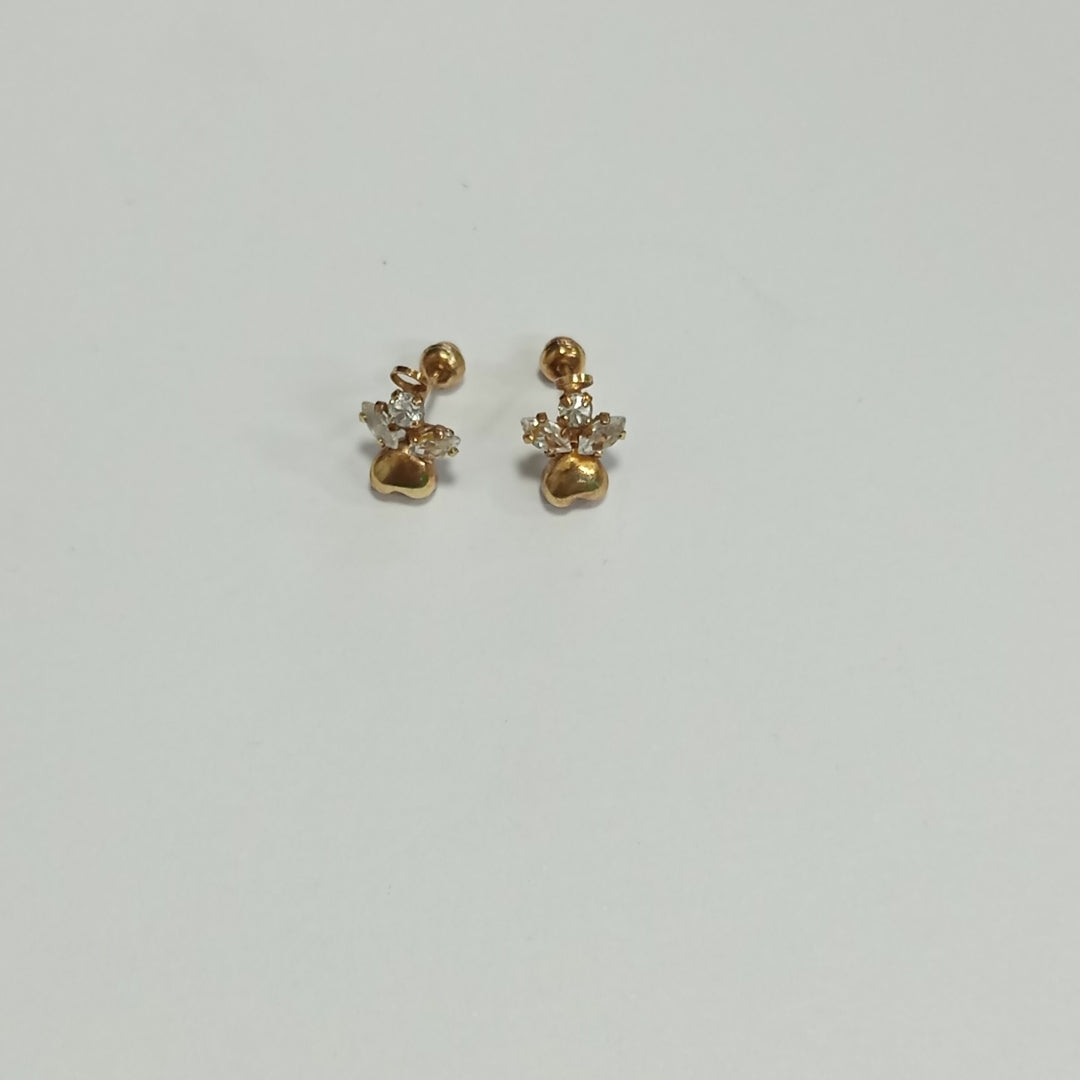 BROQUELES PAR ORO 10 K 0,60 GRMS (SEMINUEVO)